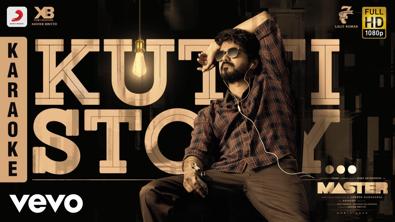 Master – Kutti Story Karaoke | Thalapathy Vijay | Anirudh Ravichander