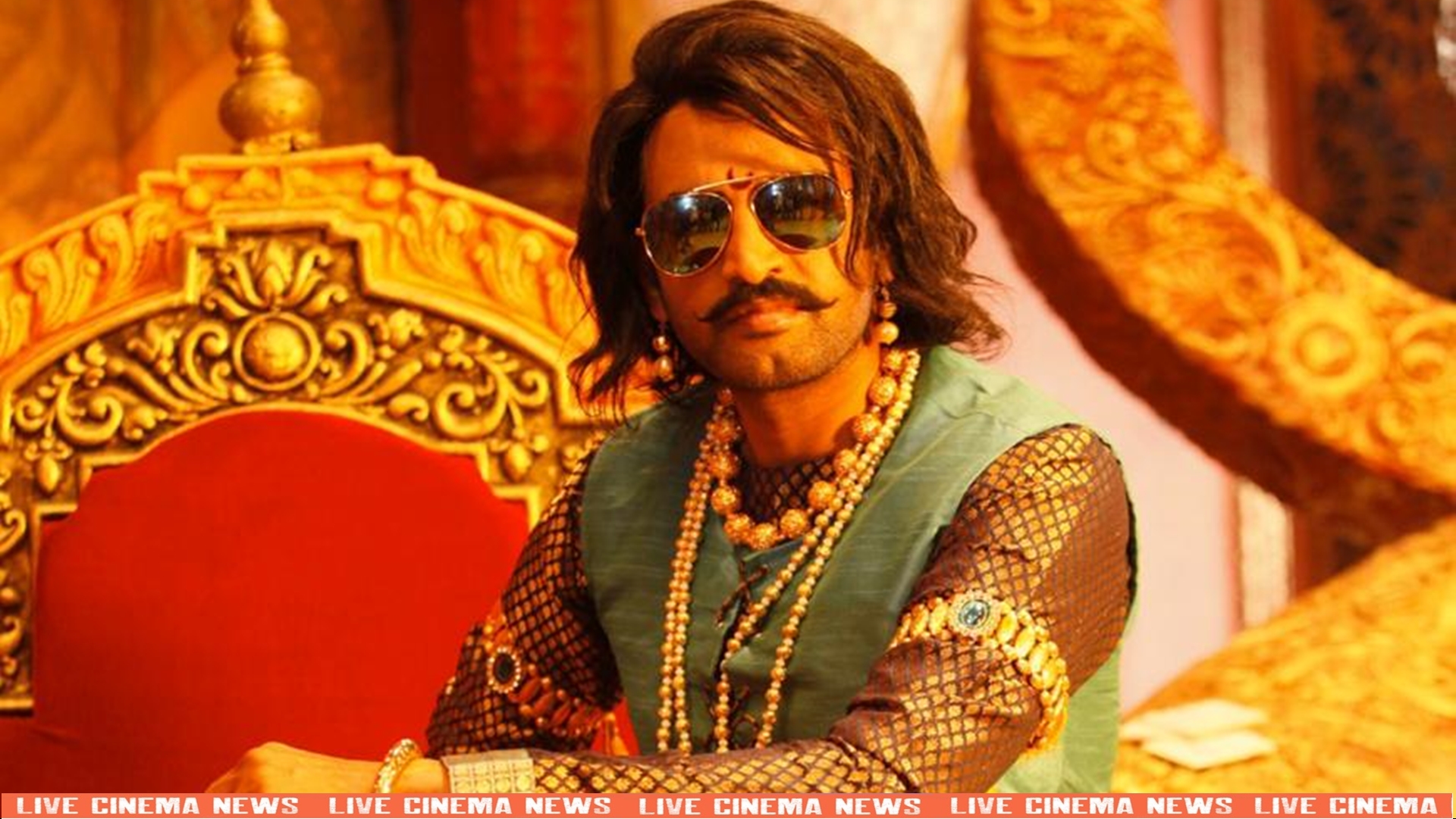 Santhanam in the role of king