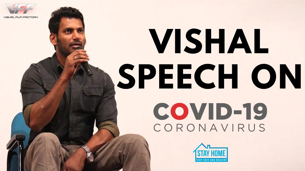 VISHAL SPEECH ABOUT HOW TO FIGHT AGAINST COVID-19? I VISHAL