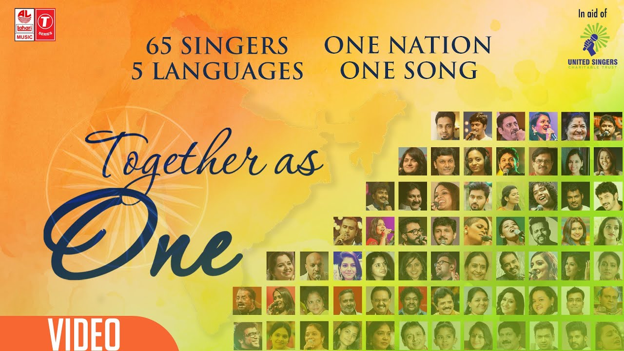 Together As One | United Singers Charitable Trust | 65 Singers , 5 Languages , One Nation , One Song