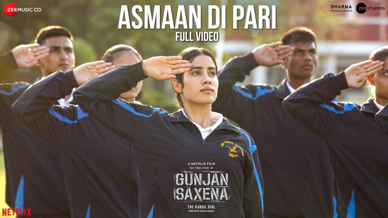 Asmaan Di Pari Video | Gunjan Saxena Movie Songs