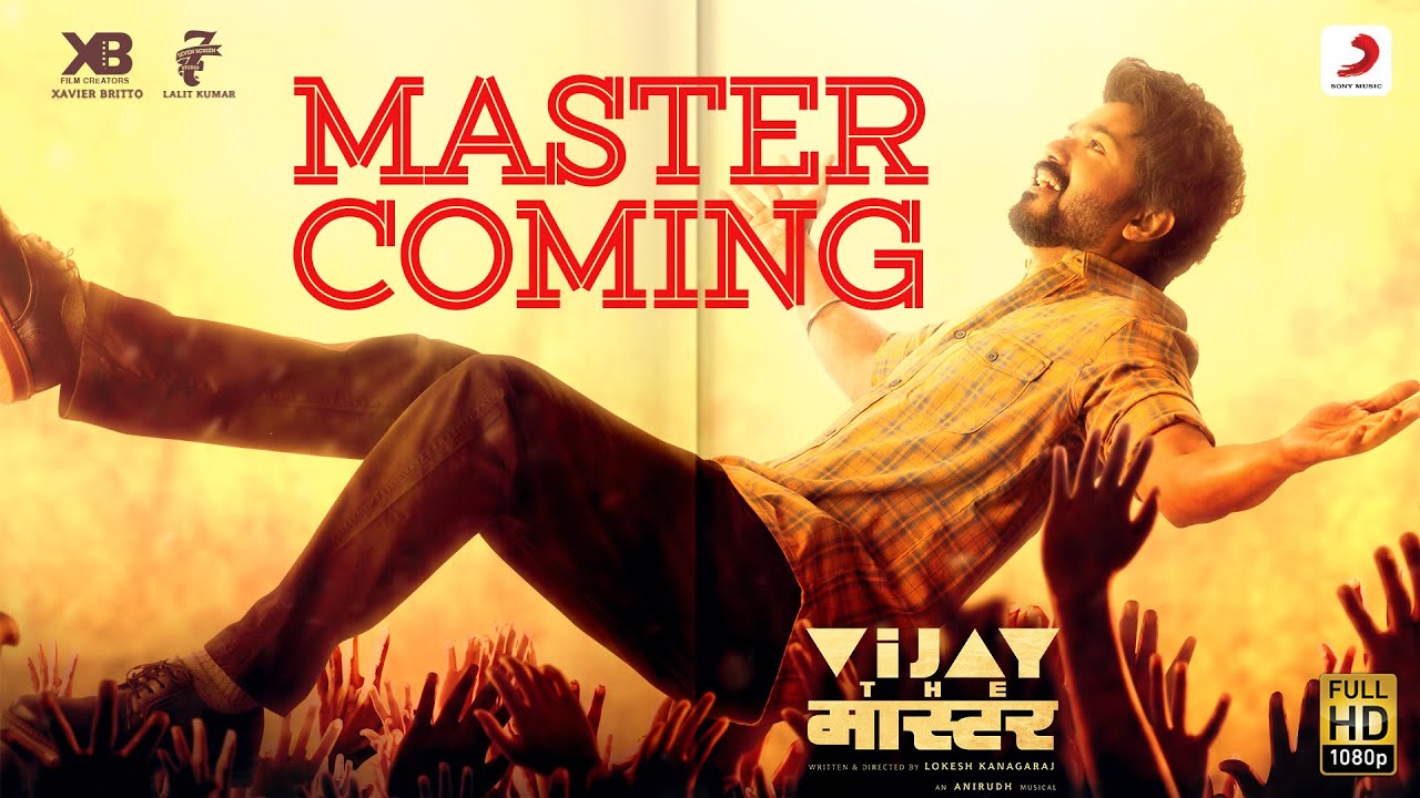 Master Coming | Vijay the Master Songs | Anirudh Ravichander