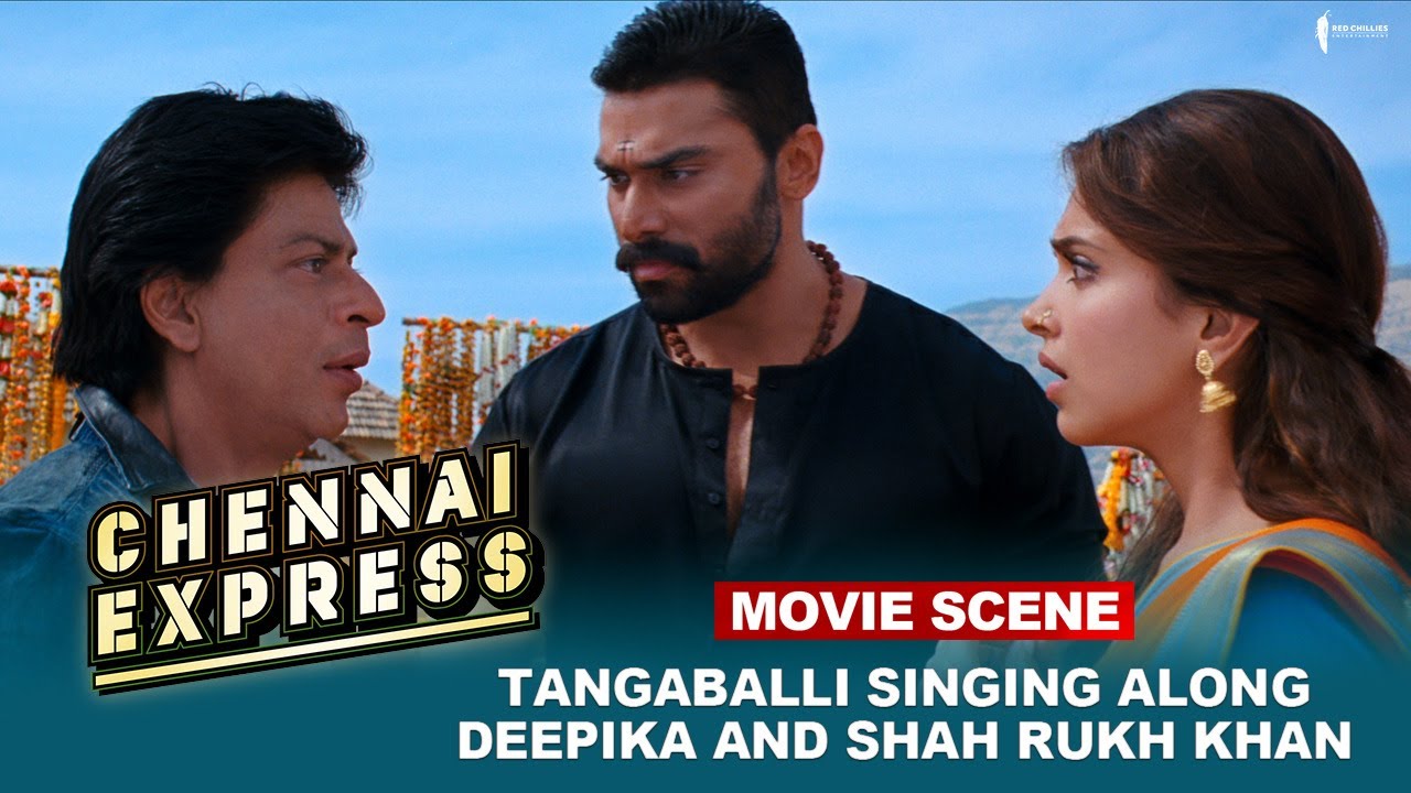 Chennai Express Movie Scene | Tangaballi Singing Along Deepika And Shah Rukh Khan