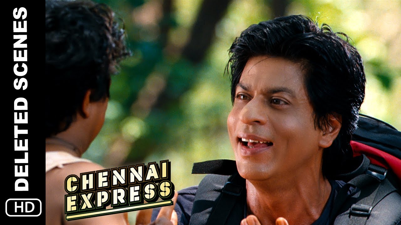 Chennai Express Movie Scenes | Shah Rukh Khan tries to talk in Tamil